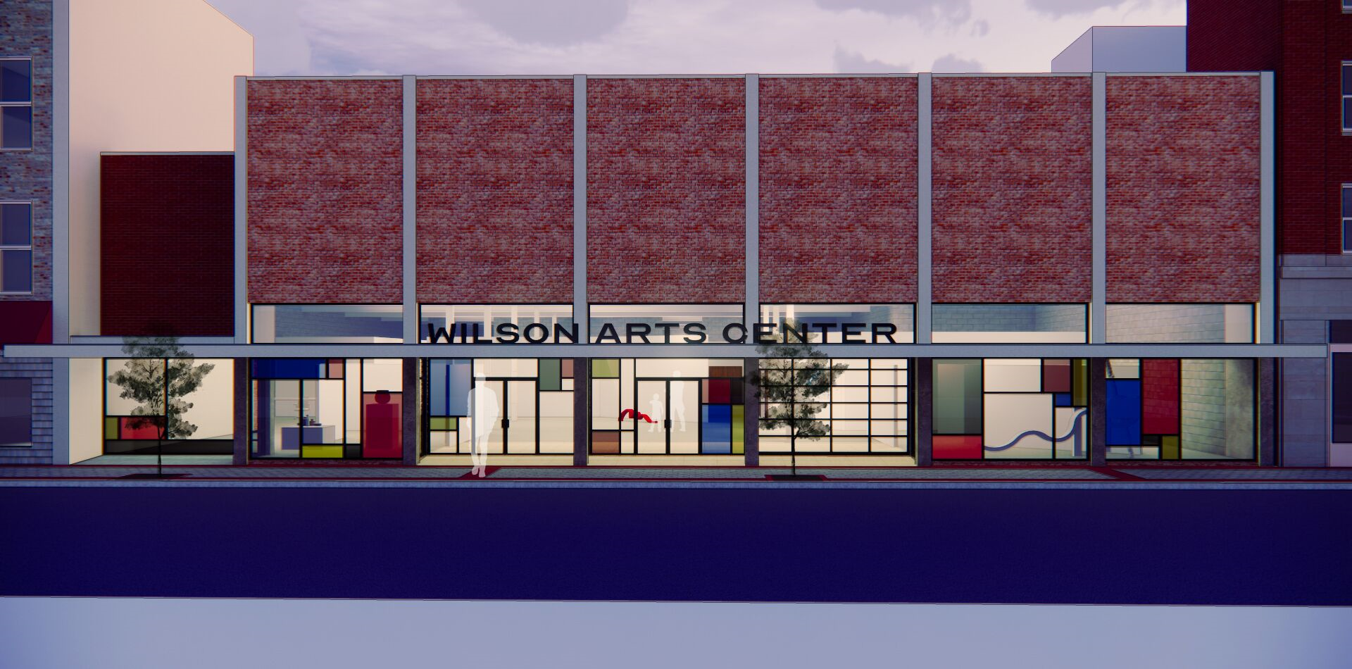 Wilson Arts Center Front artist rendering