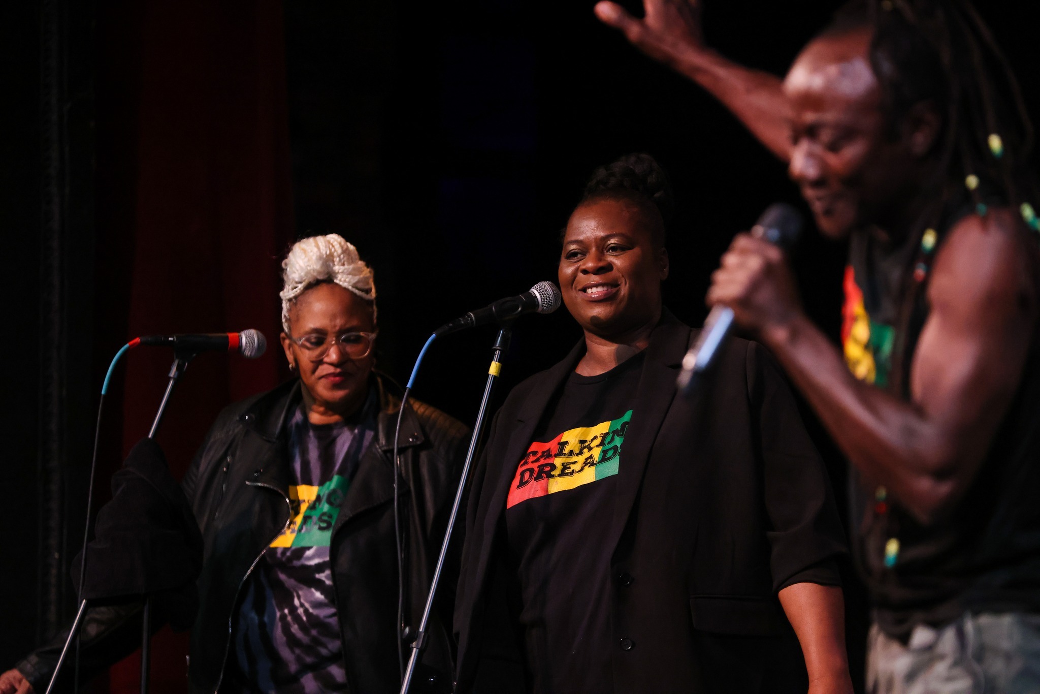 Wilson Arts presents Mystic Bowie’s Talking Dreads at the Edna Boykin Cultural Center, Jan. 18, 2025, Wilson NC [Photo by Gray Whitley]